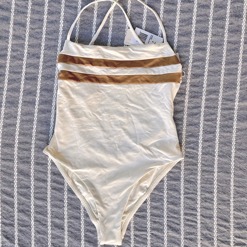 L*Space Stripped One Piece NWT 🤍